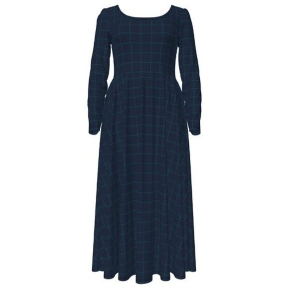 LuLaRoe Ryane Empire Waist Midi Dress - Picture 6 of 7